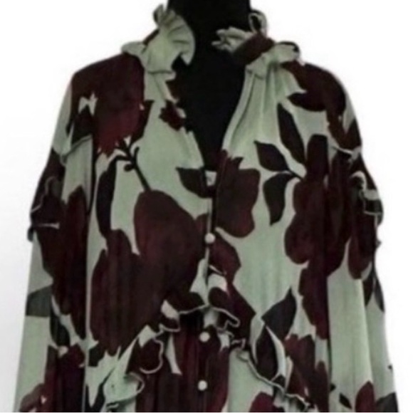 Free People Hearts Run Wild Floral Maxi Dress Size S/Oversized - NWOT - Picture 5 of 6